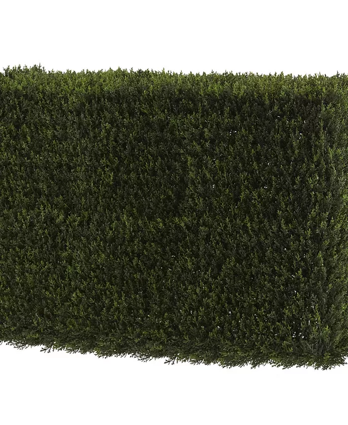 Nearly Natural Indoor Outdoor Decorative Artificial Cedar Hedge