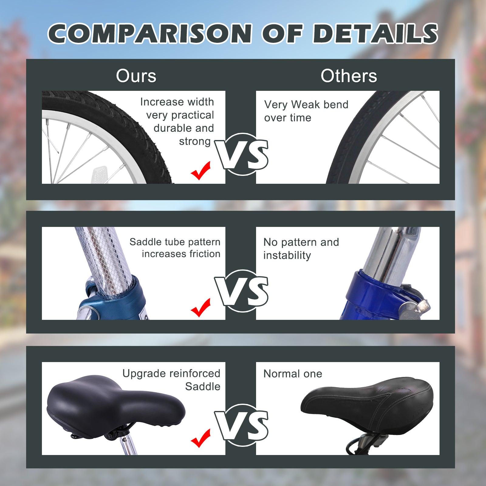 Lilypelle 16 inch Tricycle for Beginner Riders，Kids Tricycle 16