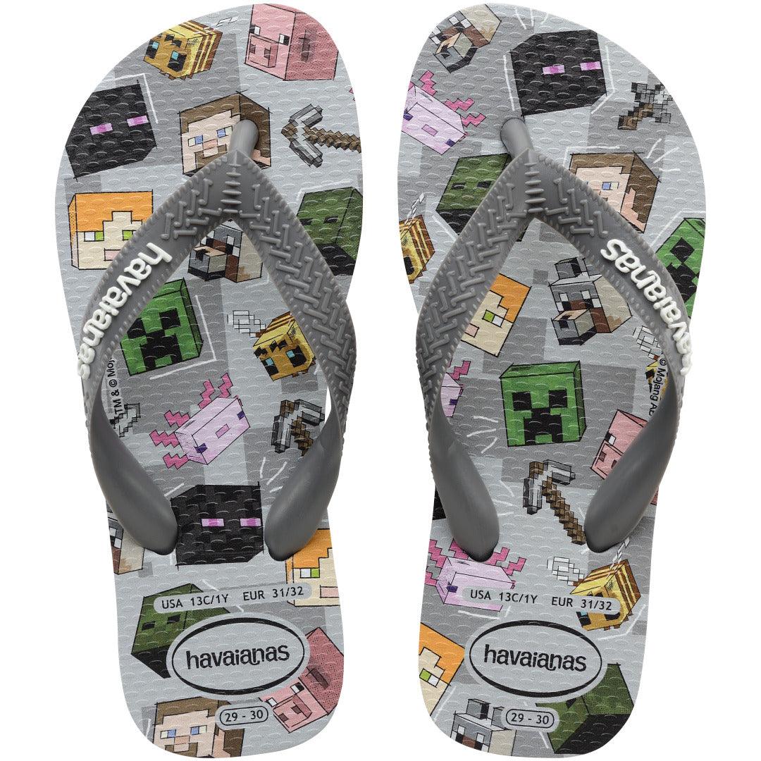 Chinelo Havaianas Infantil Minecraft