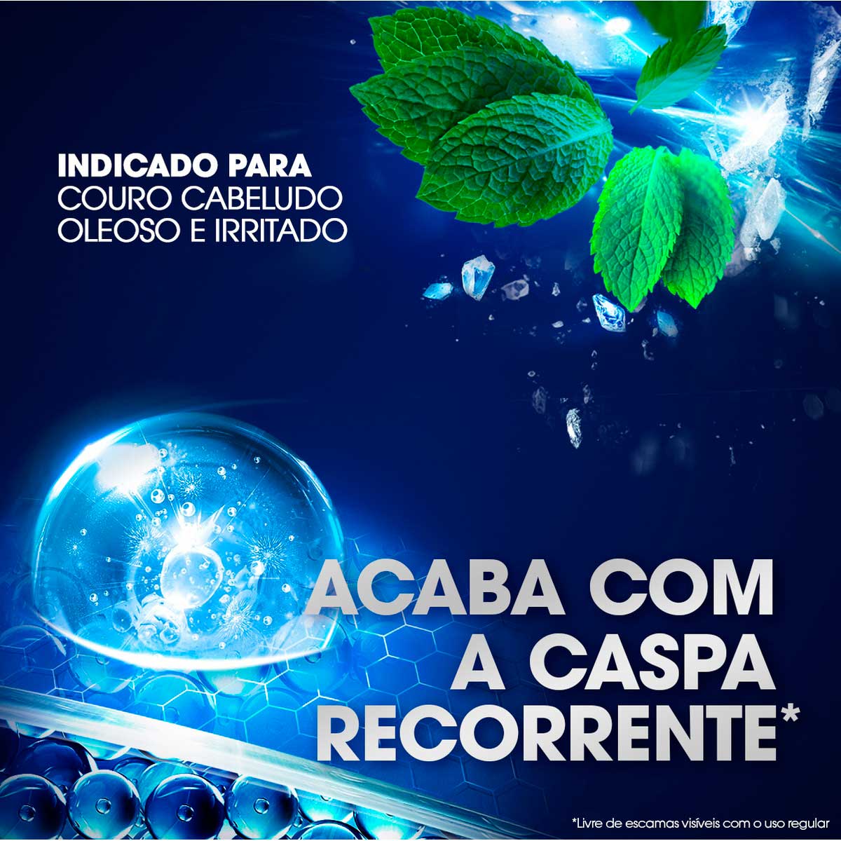 Shampoo Anticaspa Clear Men Ice Cool Menthol 400ml