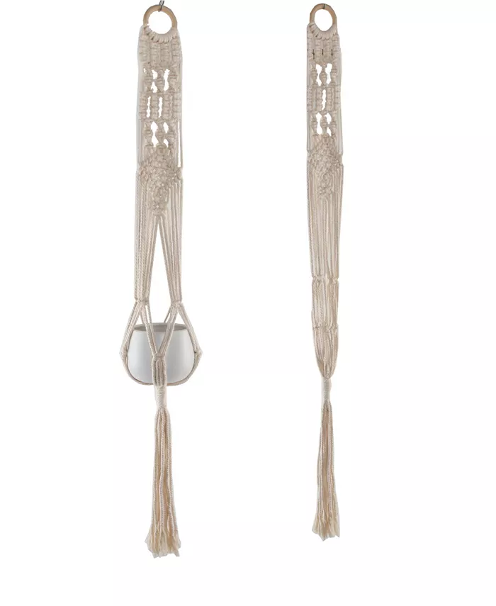 Flora Bunda Macrame Plant Hanger， 40