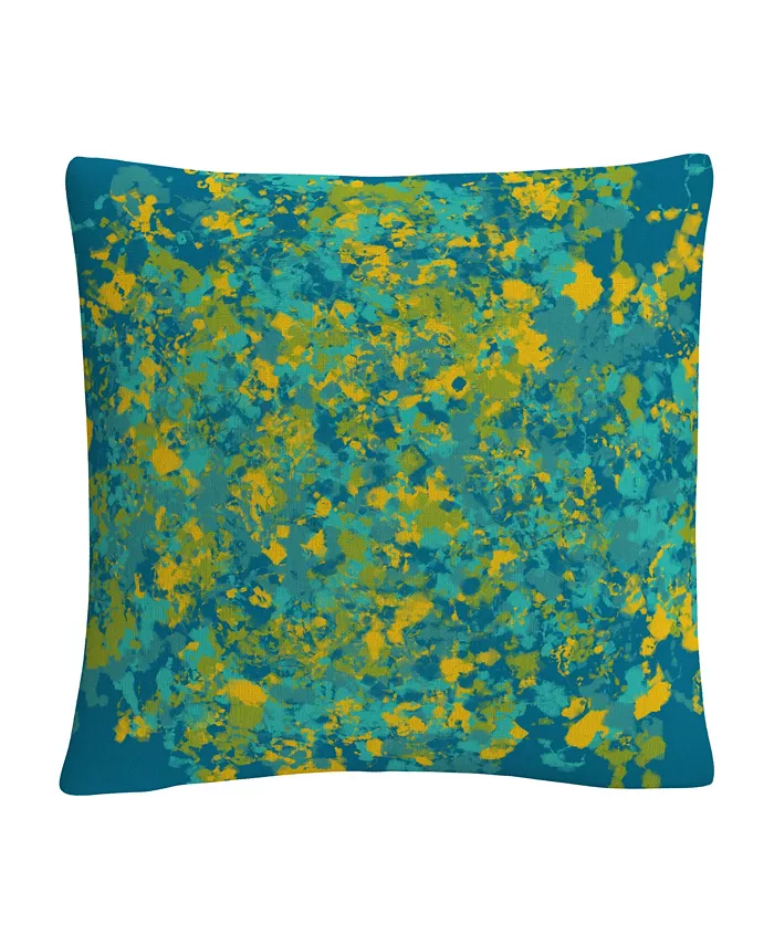 Baldwin ABC Speckled Colorful Splatter Abstract 2Decorative Pillow， 16