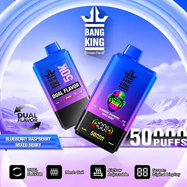 🔥 Bang King 50K Puffs Double Flavours Disposable Vape