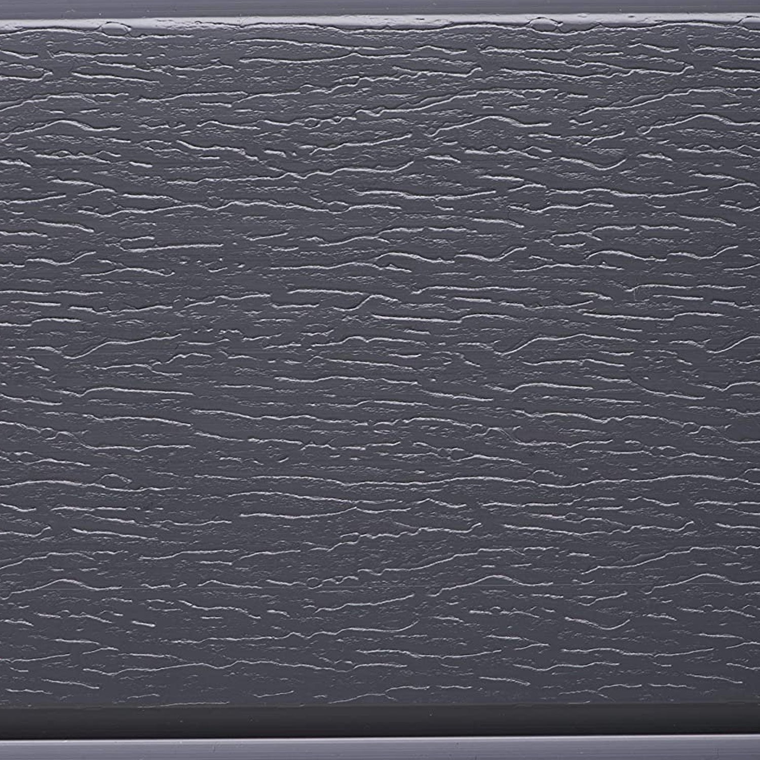 NuVue 26008 44 Inch Square Extra Tall Raised PVC Garden Planter Deck Box, Gray