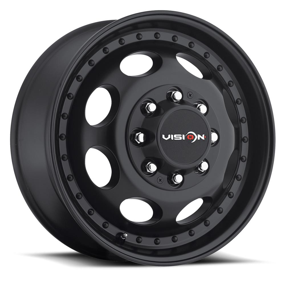 Vision Wheel 181Z7679MBF Vision HD 181 Hauler Dually Series Matte Black Wheels