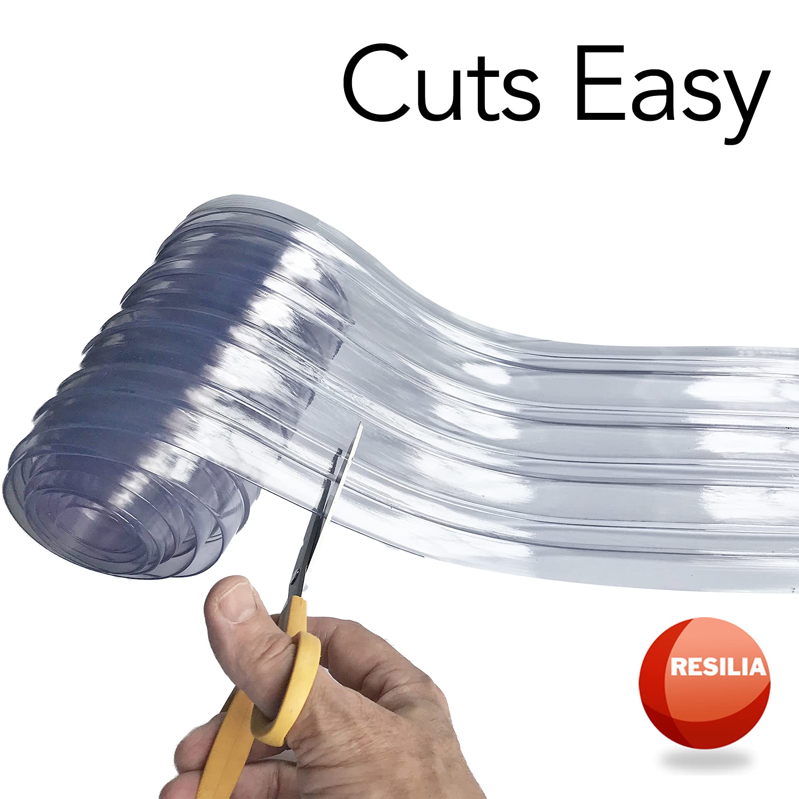 Plastic Vinyl Strip for DIY Dog or Cat Door - 8' x 8