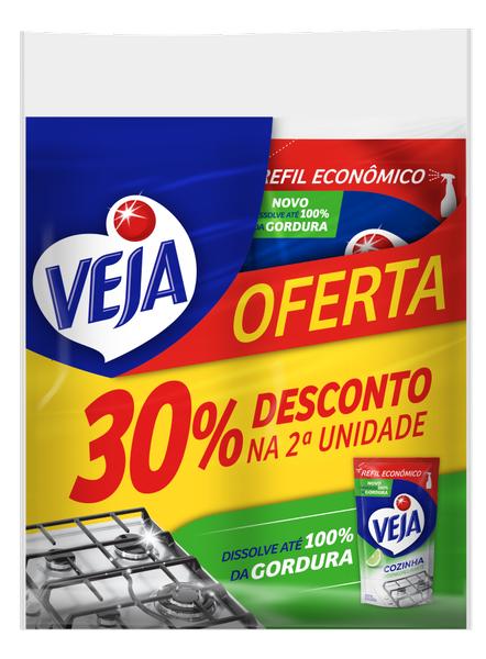 Veja Desengordura Rapido Limpador Limao com 2 unidades de 400ml