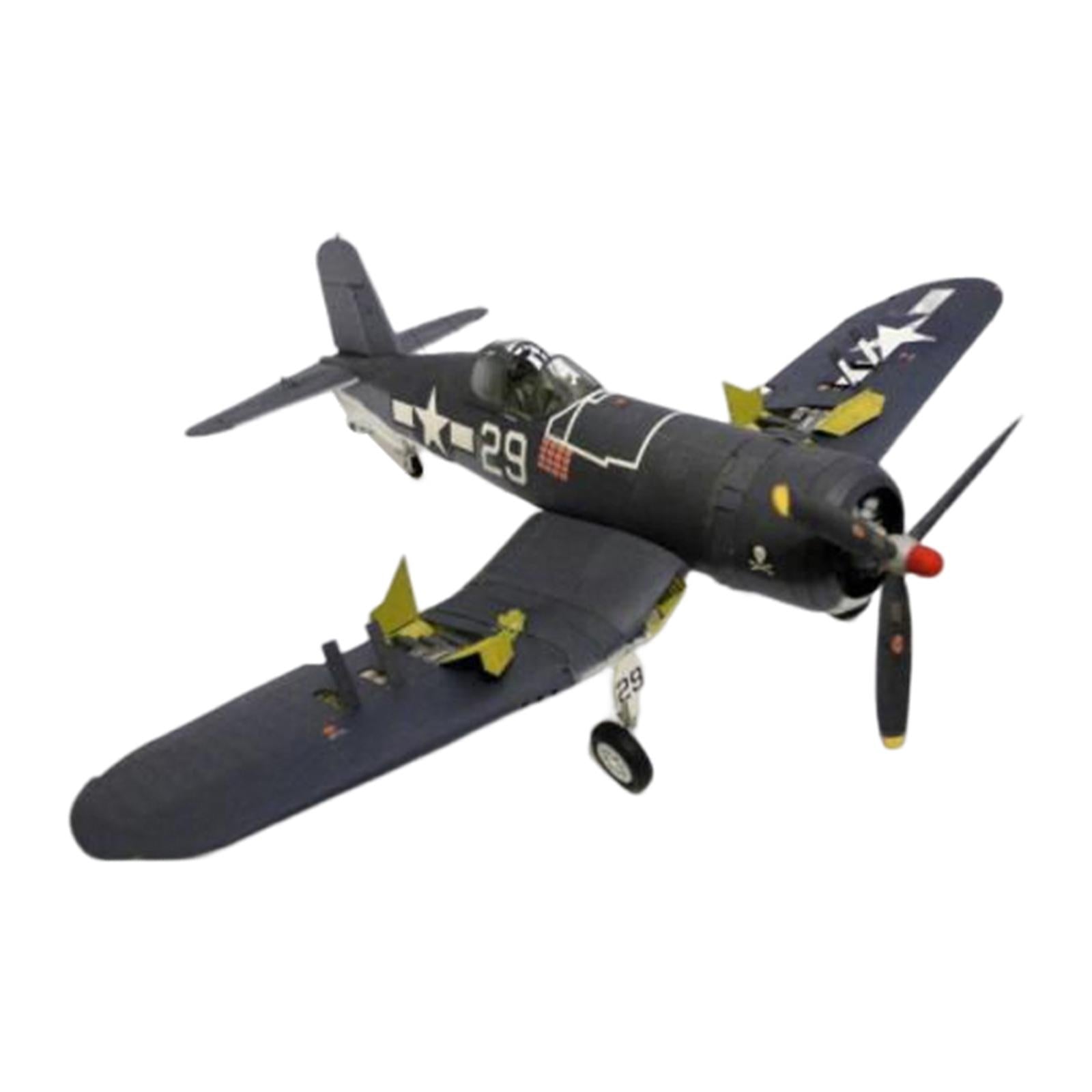 1/33 Fighter Model Building DIY Assemble 3D Paper Puzzle Aviation Plane Model Educational Gift Collectables