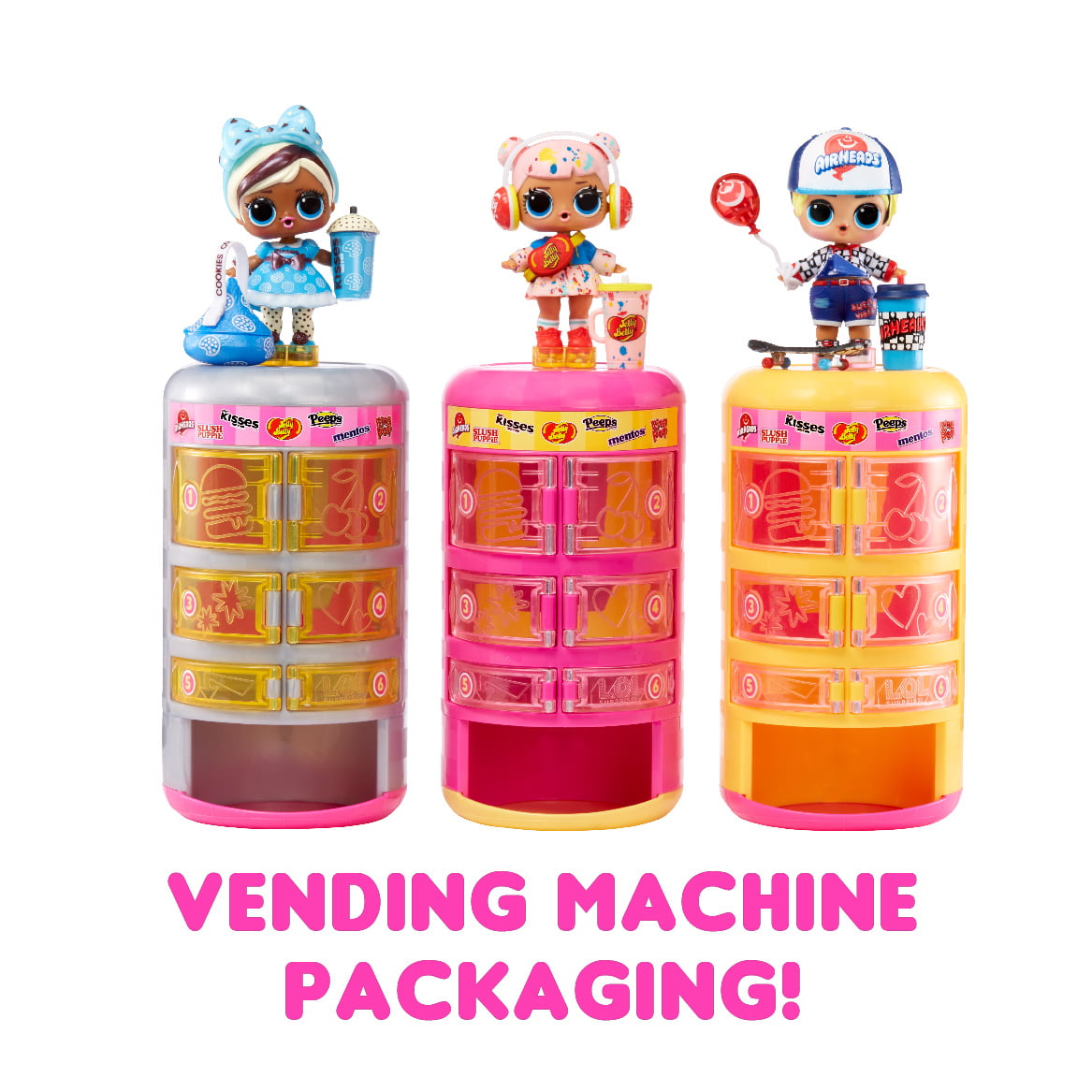 LOL Surprise Loves Mini Sweets Surprise-O-Matic Series 2 with 8 Surprises, Accessories, Limited Edition Doll, Candy Theme, Collectible Doll - Great Gift for Girls Age 4+