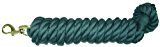 Hamilton Halter Company Cotton Rope Lead With Brass Bolt Snap Hunter Grn 10 Foot