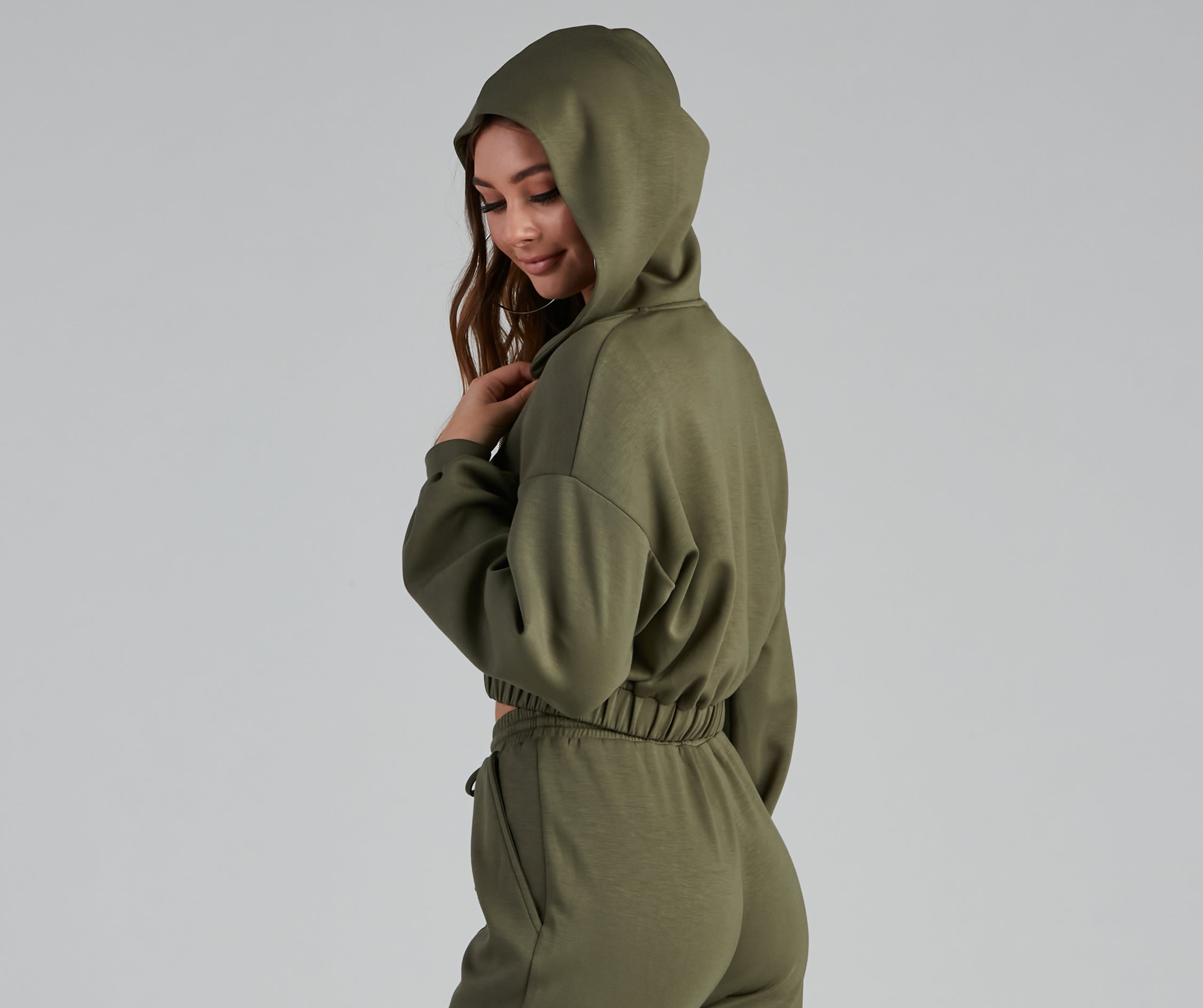 Trendsetting Babe Zip-Up Hoodie