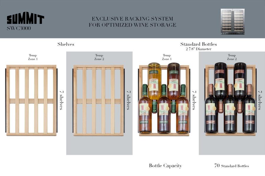 Summit SWC3000 30 Inch Wine Cooler