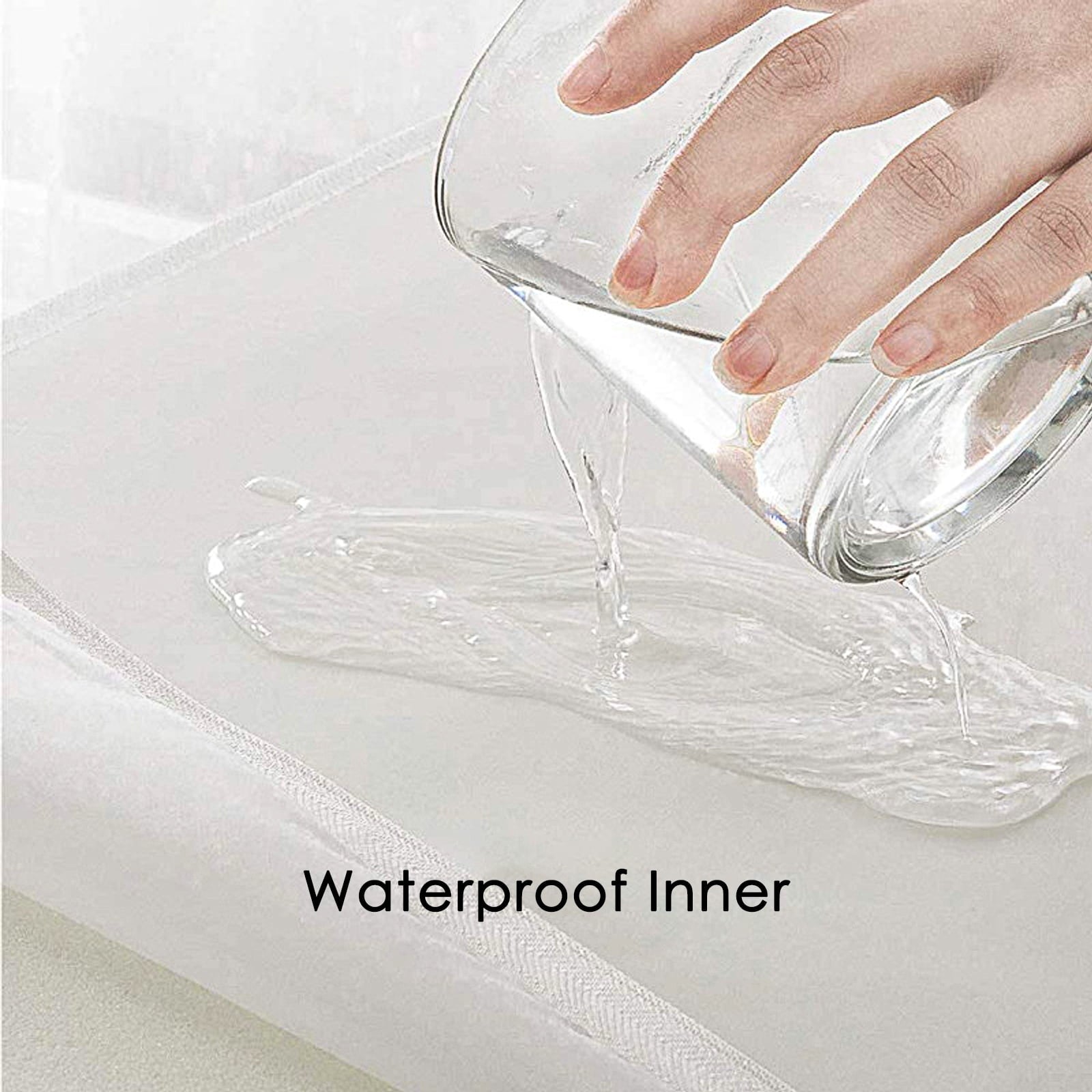 Pet Dog Sofa Bed Orthopedic Memory Foam with Removable Washable Cover and Waterproof Liner， Grey Large Size