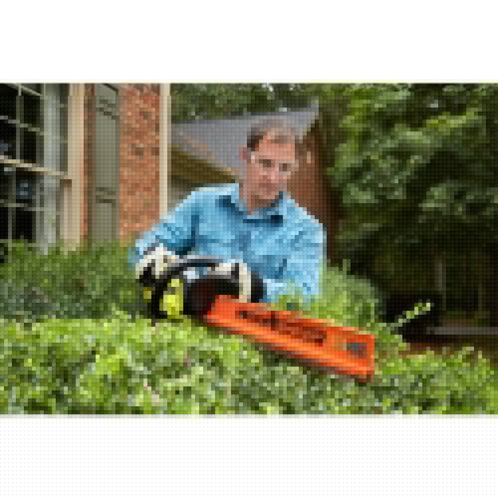 RYOBI ONE 18V 13 in Cordless Battery String Trimmer Blower and Hedge Trimmer Combo Kit with 40 Ah Battery and Charger
