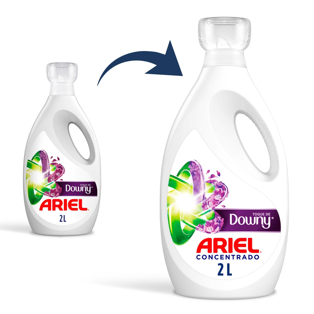 Sabao Liquido Concentrado Ariel Toque de Downy 2L