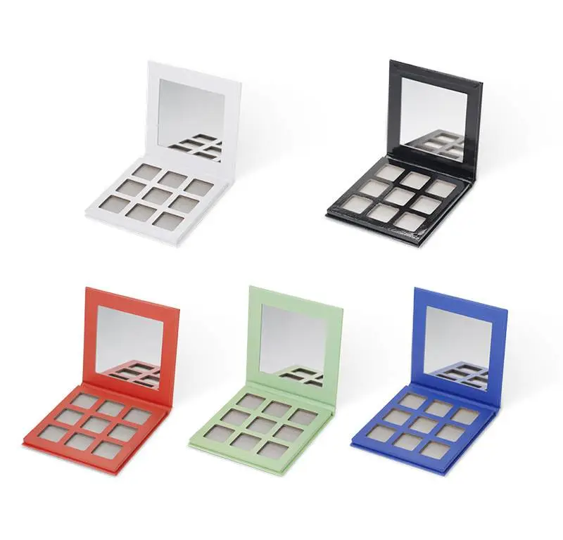 DIY 9 Color High Pigment Square Eyeshadow Palette