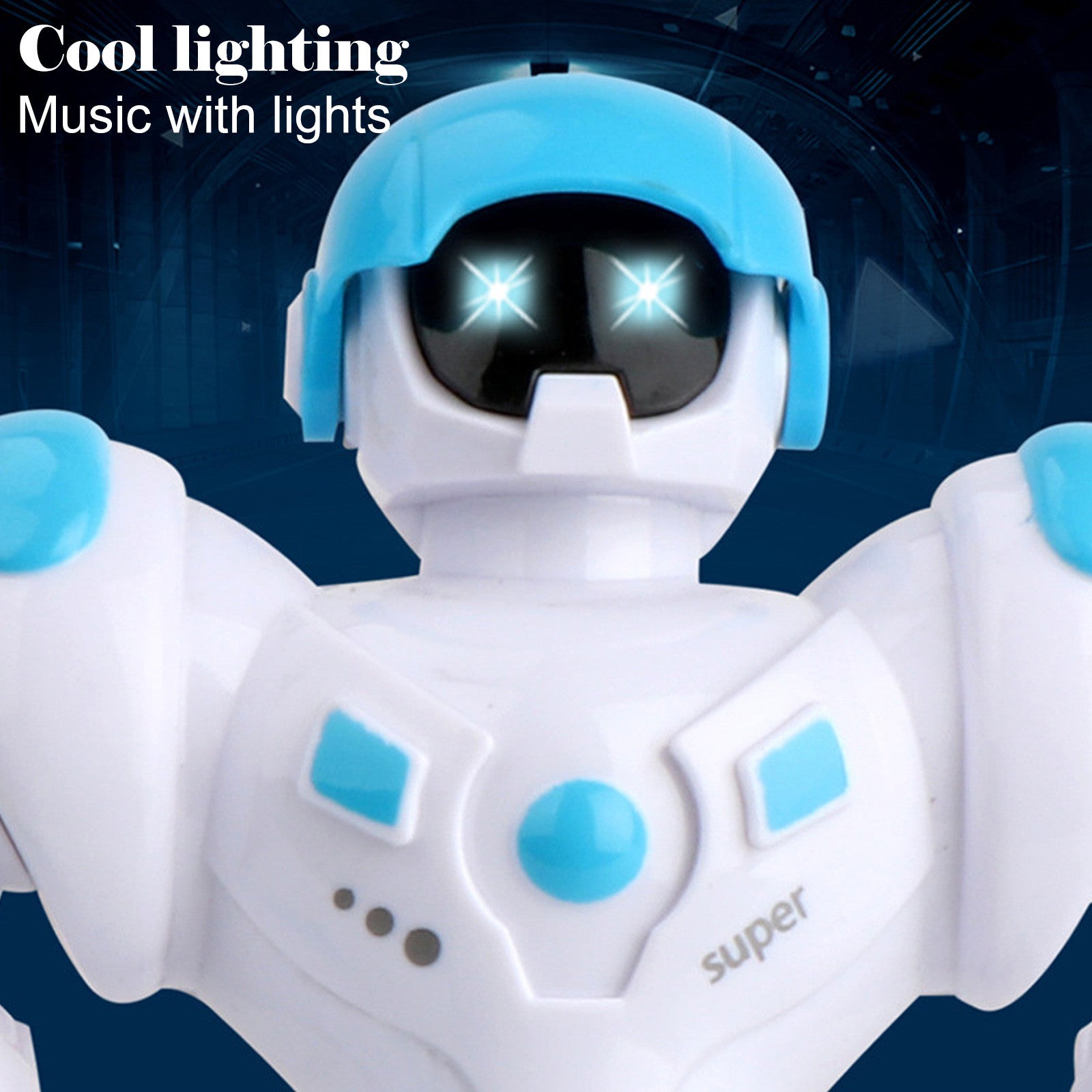 Educational Toys for Kids 5-7 Space Walk Robot Electric Walking Robot Toys Sound Luminous Robot Gift ABS Education Toy