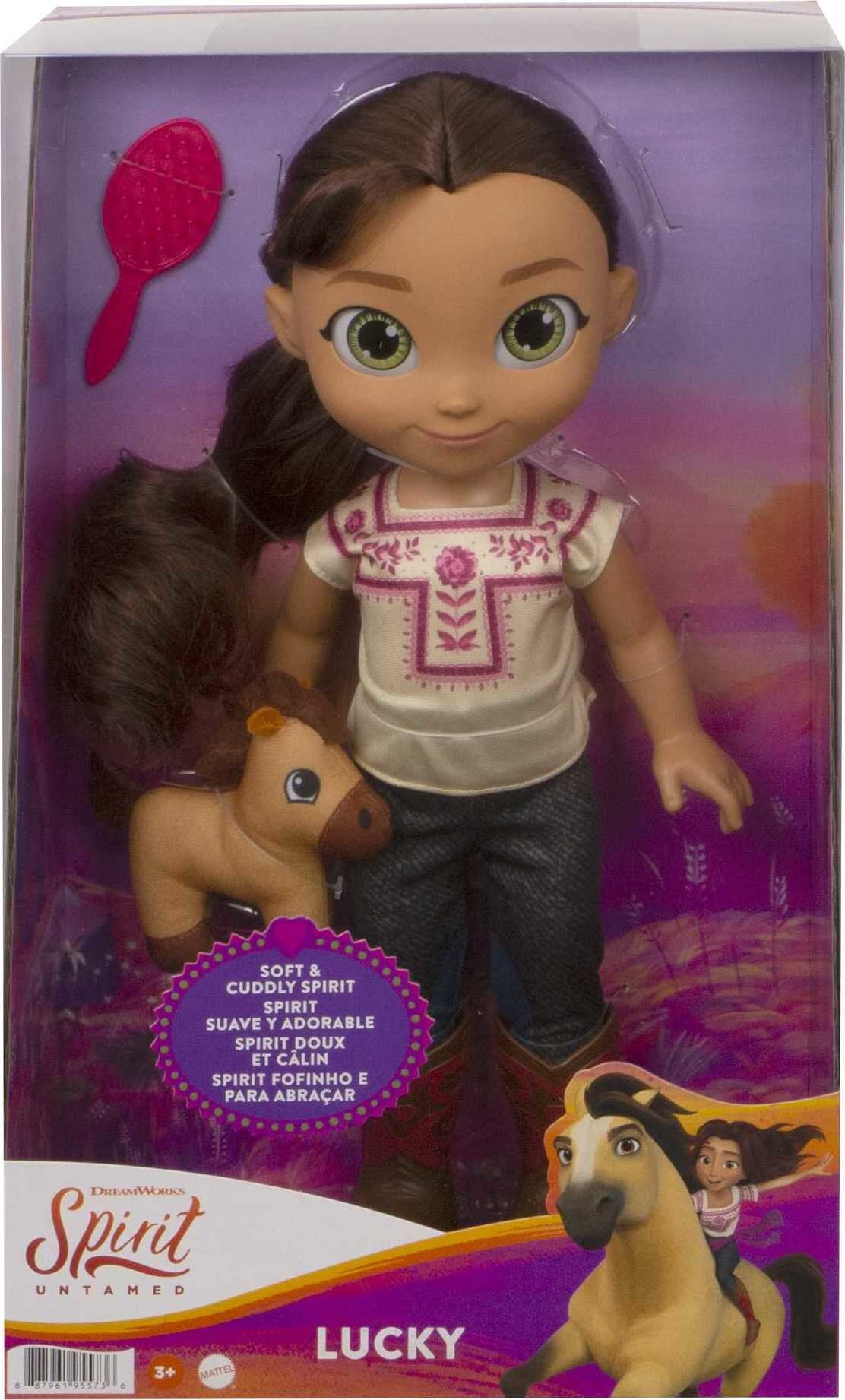 Spirit Untamed Toddler Lucky Doll (14-In), Spirit Plush & Brush, Ages 3 Years & Up