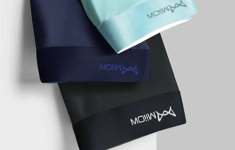 3Pcs Cueca em Seda Gelo (Antibacteriana)