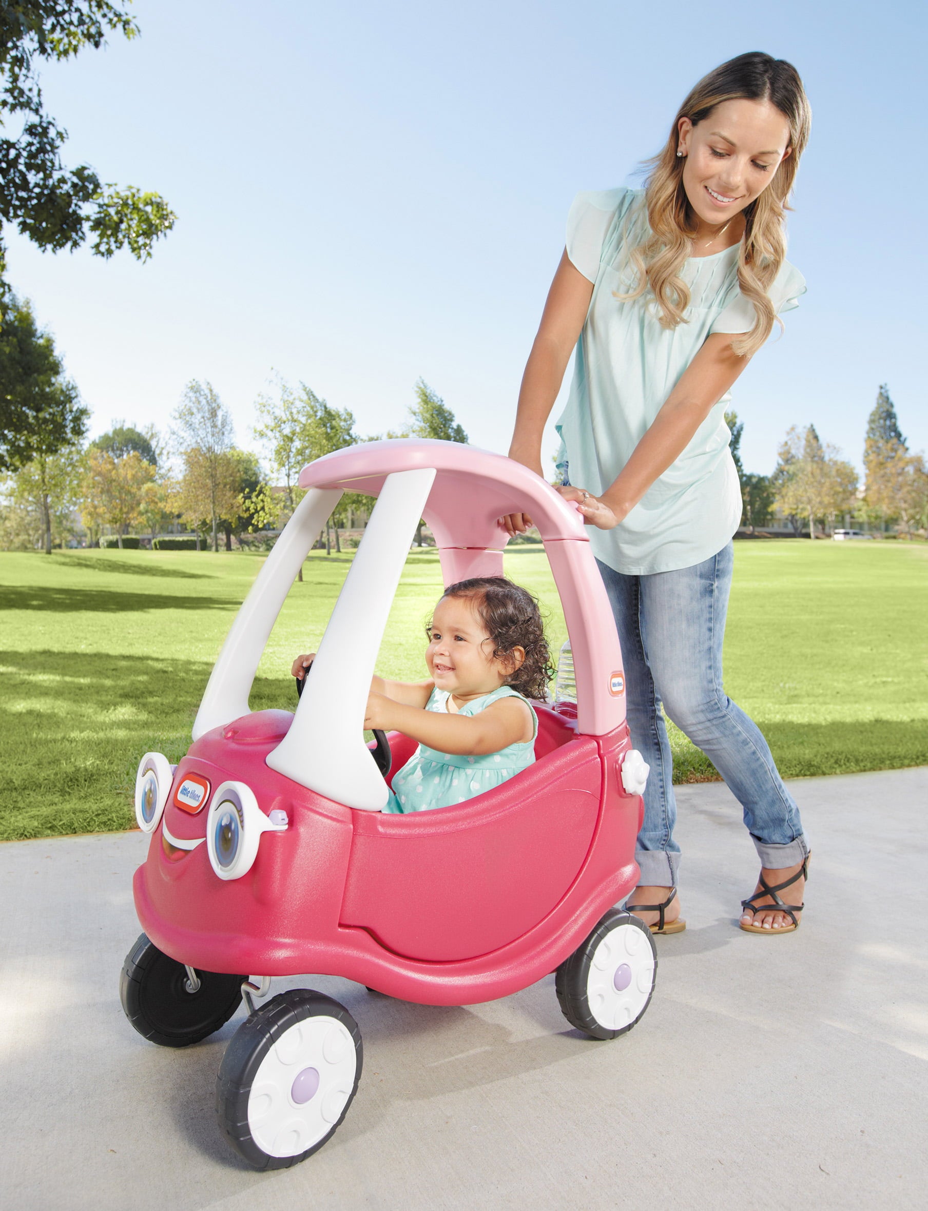 Little Tikes Princess Cozy Coupe， Princess Coupe Colorful， 33.5 Inch