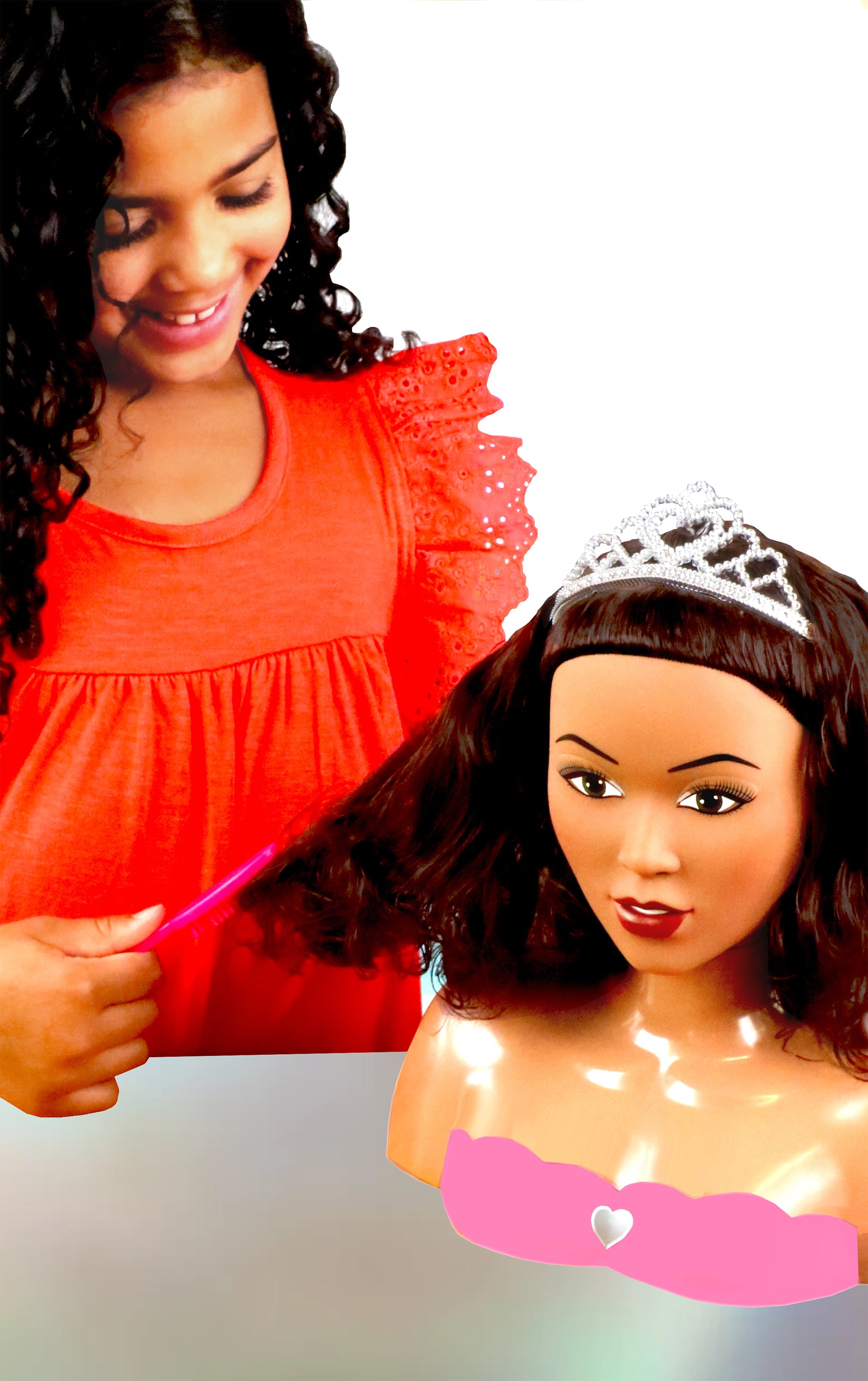 Princess Korina Styling Head Doll from the Kenya and Friends Collection Age group for 3 years old and up