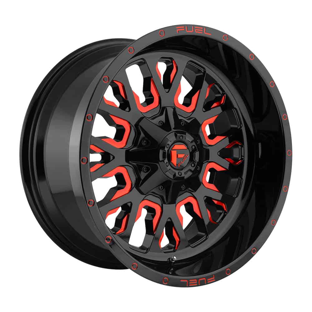 Fuel 1PC D612 STROKE D612 20X9 6X135/5.5 GL-BLK-RTTC 01MM