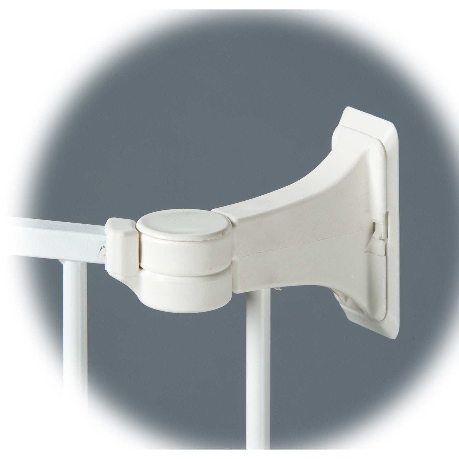 Command Pet Custom Fit Metal Dog Gate， White， 4.25