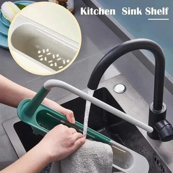 (🎅HOT SALE NOW-49% OFF) 🔥🔥Telescopic Sink Storage Rack & BUY