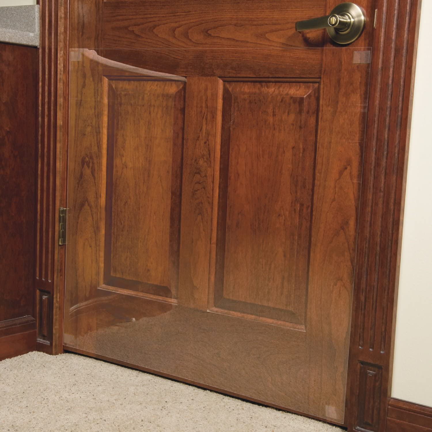 Large Vinyl Door Guard for Dog Scratching - 33