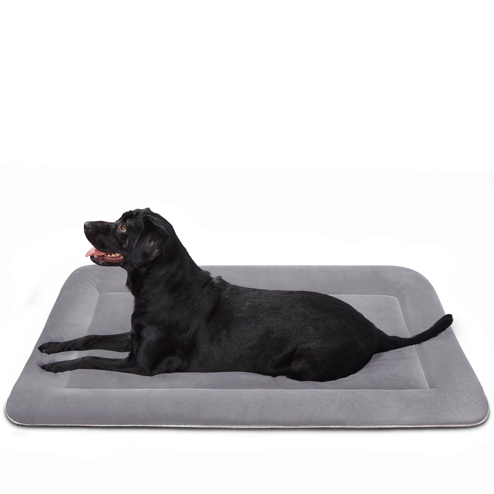 Hero Dog Large Dog Bed Crate Mat 42 in Washable Pet Beds Soft Dog Mattress Anti-Slip Kennel Mats (Purple Grey)
