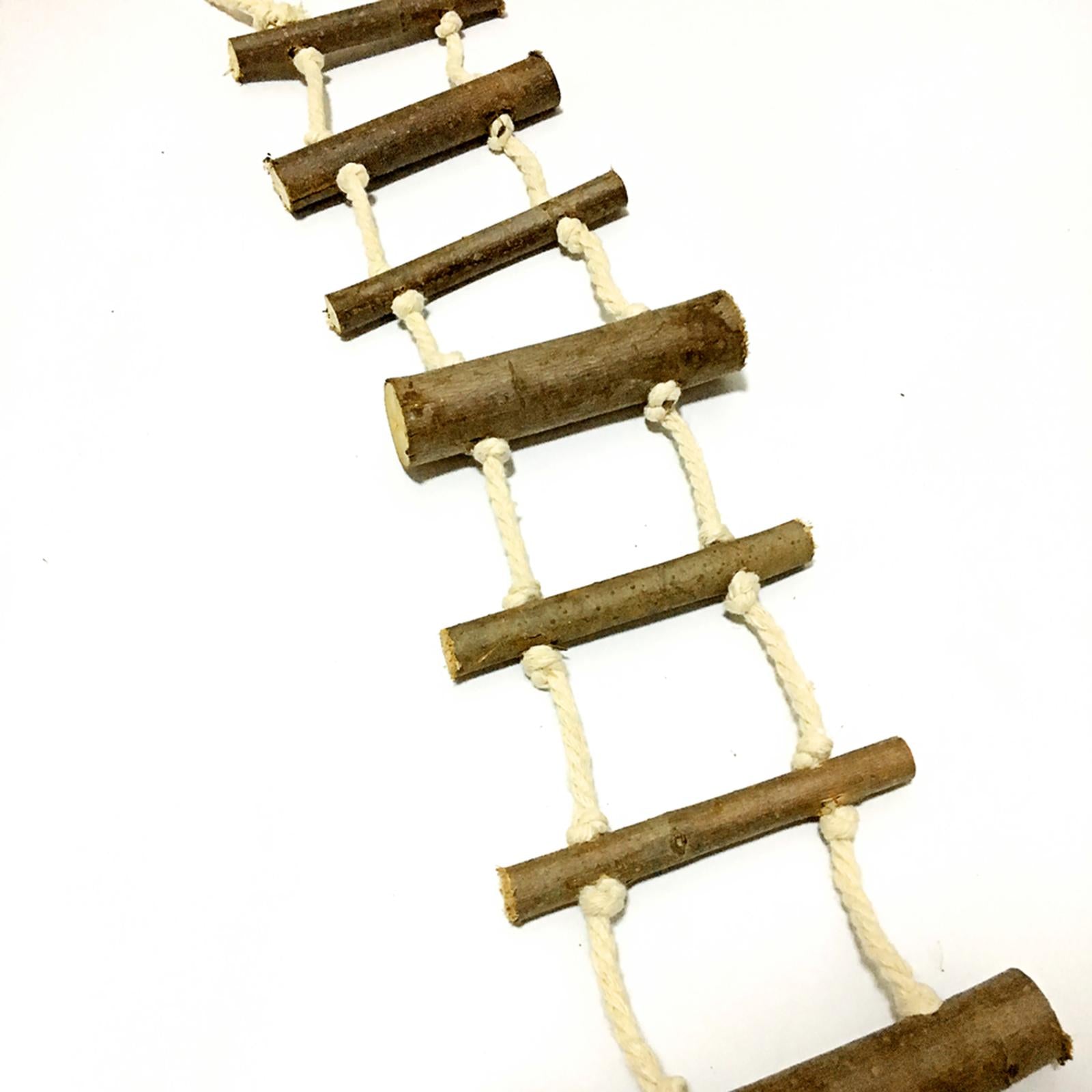 Flexible Parrot Hamster Climbing Ladder Chew Toy Cage Accessories Birds Hanging Bridge for Parrots Rodent Small Animals Guinea