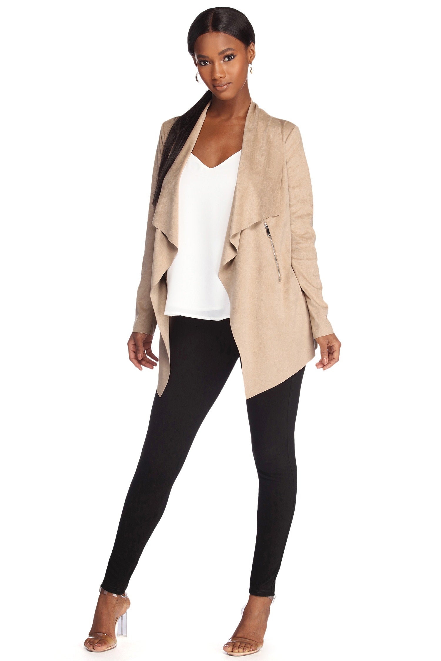 Button Up High Waist Pants