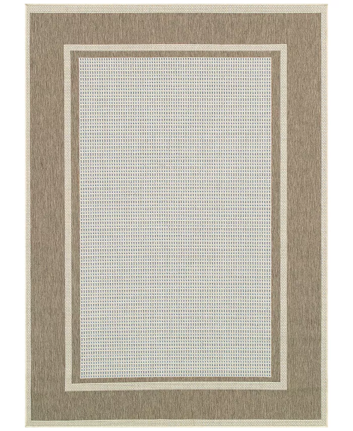 Couristan Monaco Maritime Blue-Sand 2'3
