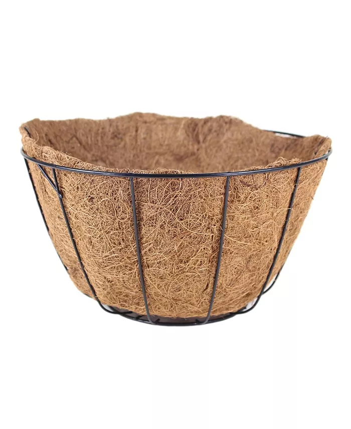 Pride Garden Products Hanging Baskets with AquaSav Coco Liner， 12 inch