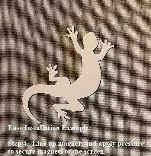 DCentral French Bulldog Flexible Screen Magnet: Double-Sided Décor; For NON-RETRACTABLE Screens， Multipurpose， Helps to Stop Walking into screens， Covers small tears in Screens， . Size 5.3