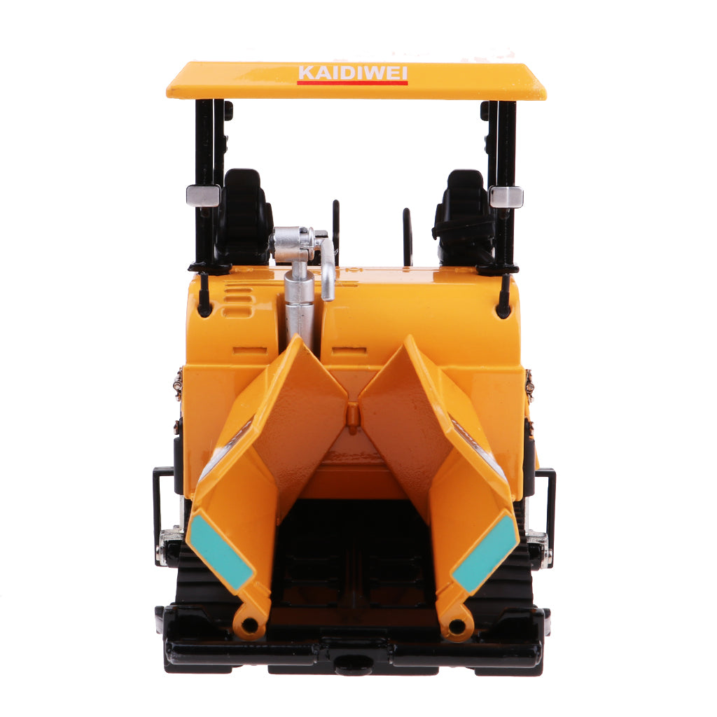 Children Kids 1/40 Alloy Tracked Paver Engineering Model Toy Vehicles Yellow