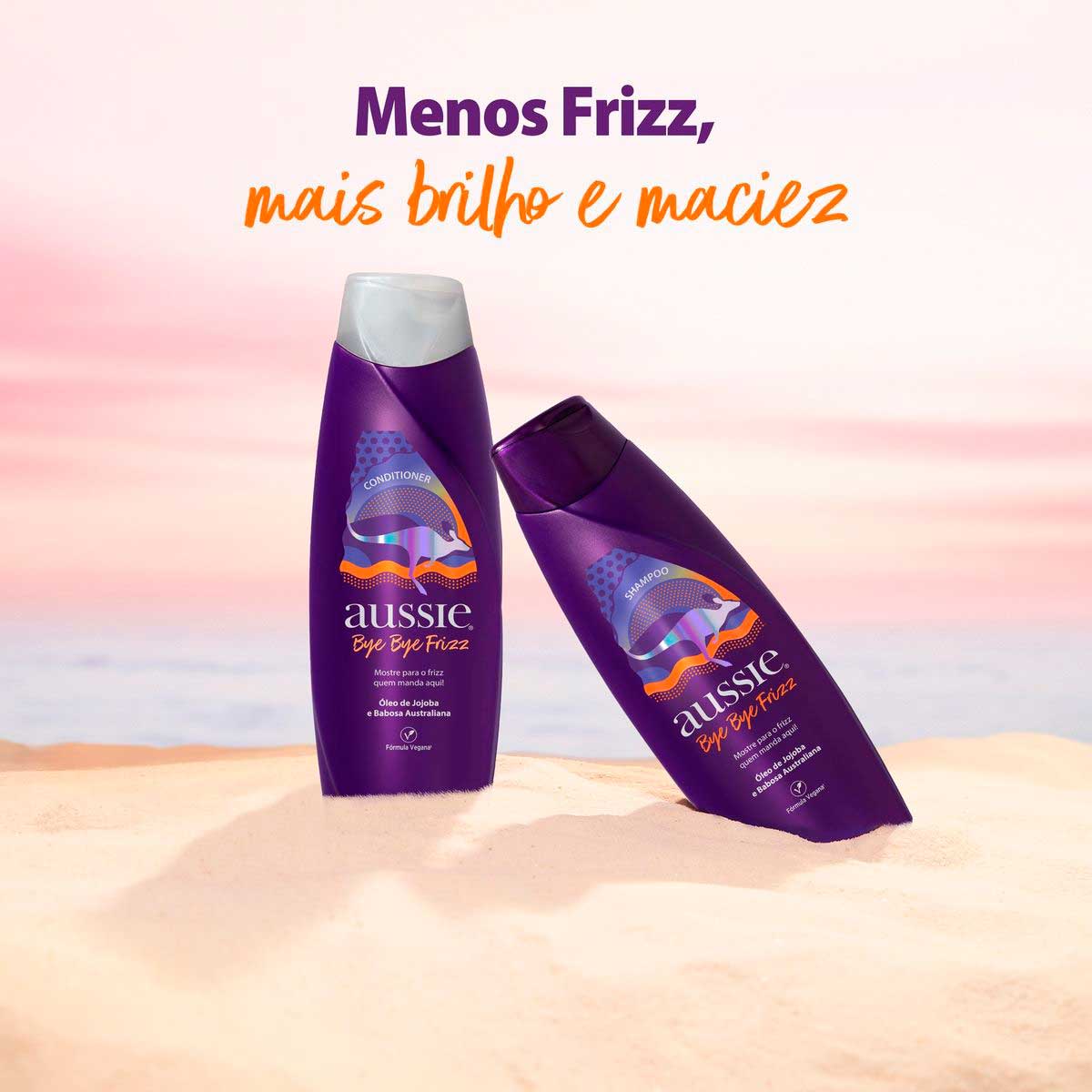 Kit Shampoo 360ml + Condicionador 180ml Aussie Bye Bye Frizz