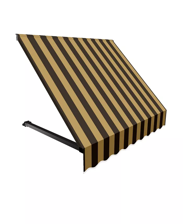 Awntech 7' Dallas Retro Window Entry Awning， 18