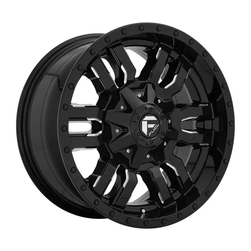 Fuel 1PC D595 SLEDGE D595 17X9 6X135/5.5 GL-BLK-MIL 02MM