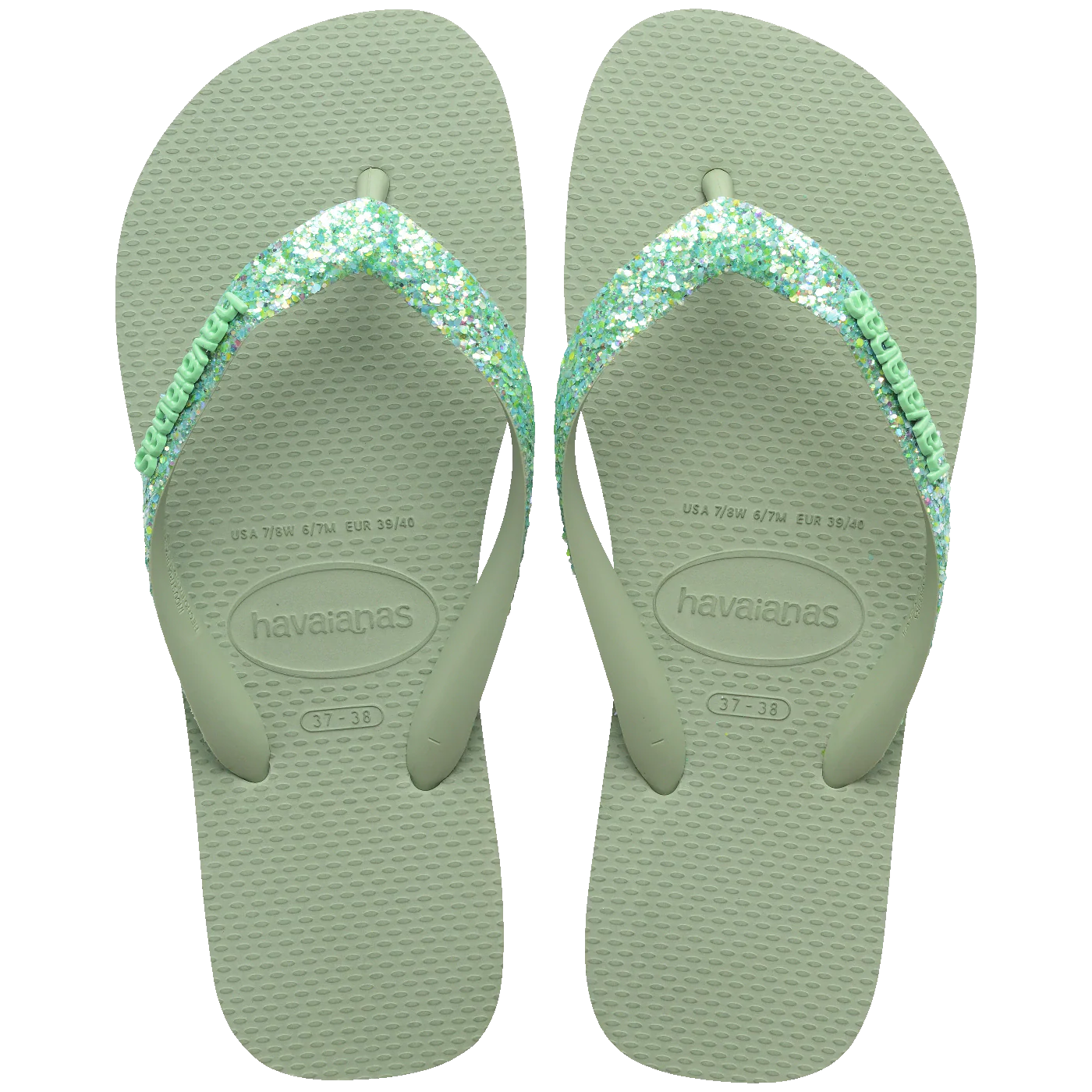 Chinelo Havaianas Top Glitter Neon