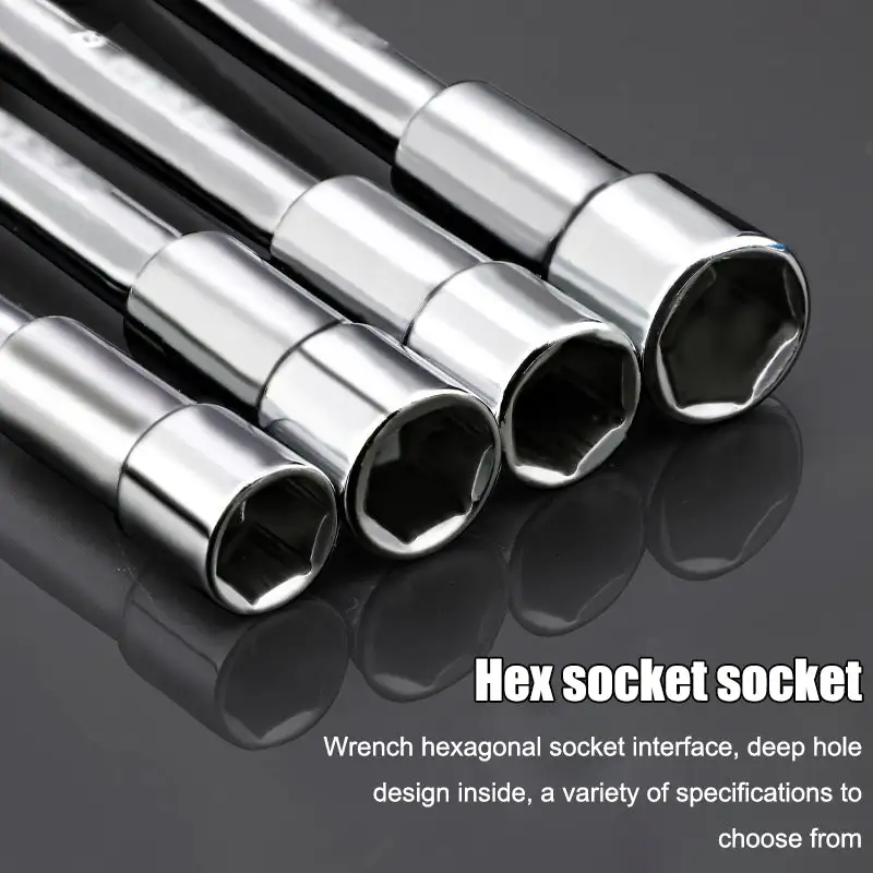 Hardware Tool Perforation Wrench L-Shaped Elbow Socket Wrench 7-Shaped