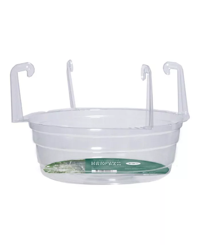 Curtis Wagner Plastics Curtis Wagner Hanging Basket Drip Pan， Clear， 12 HB1200 Qty 1