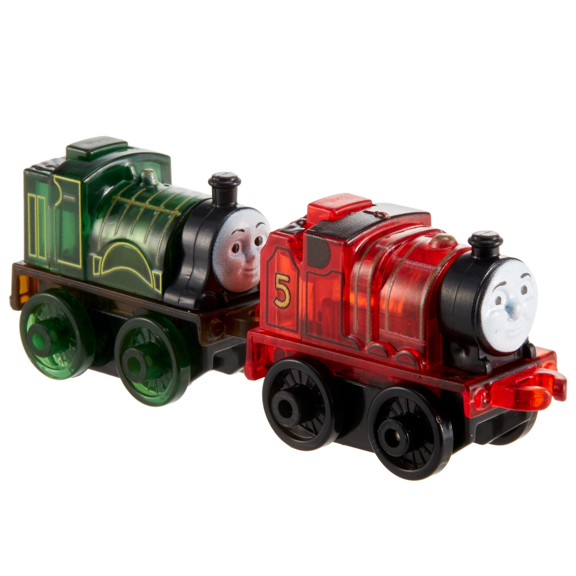 Thomas and Friends MINIS Light-Ups James and Emily Engines Train Vehicle Playset (2 Pieces)
