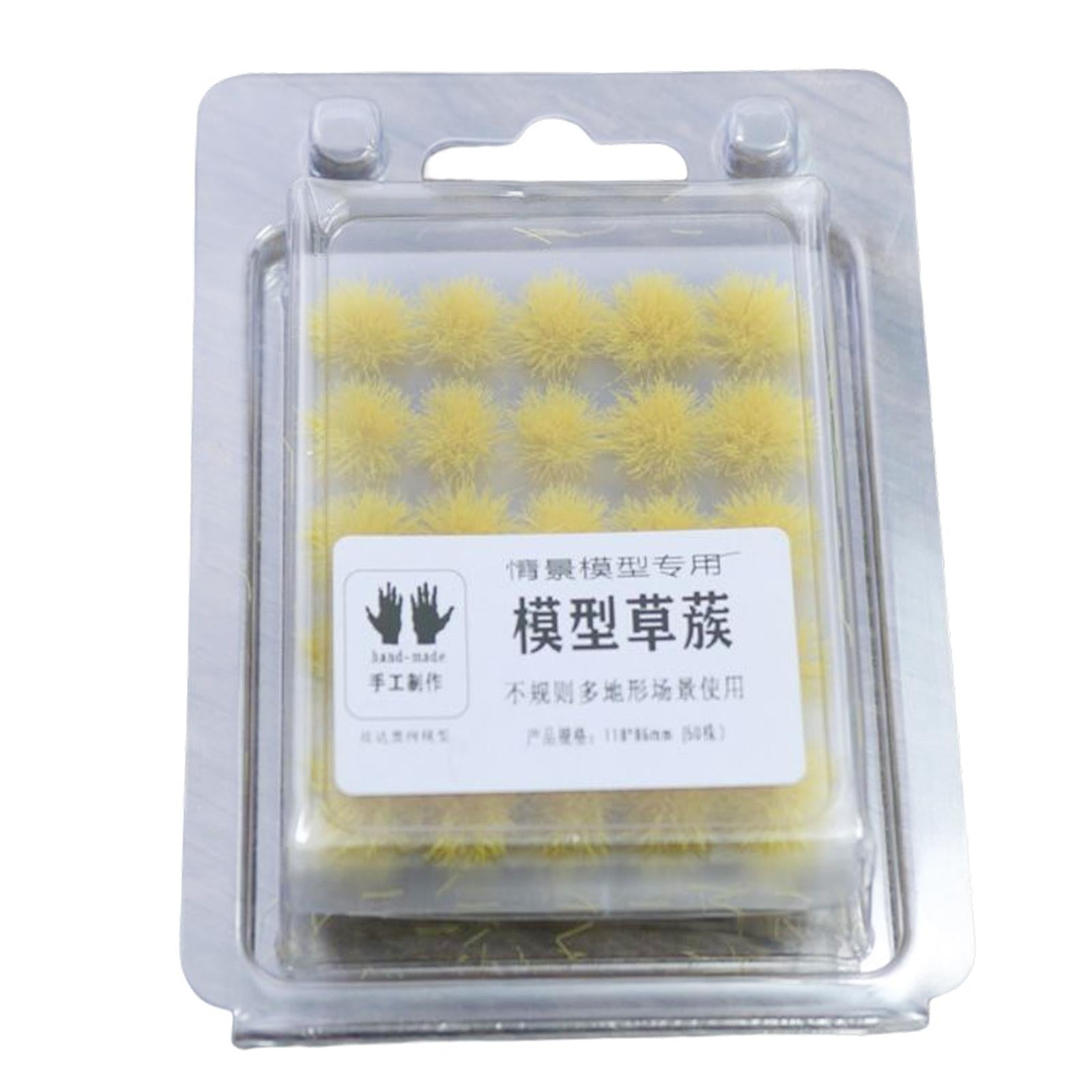 50Pcs Grass Bush Plant Scene Scene War Gaming Static Scenery Miniature D