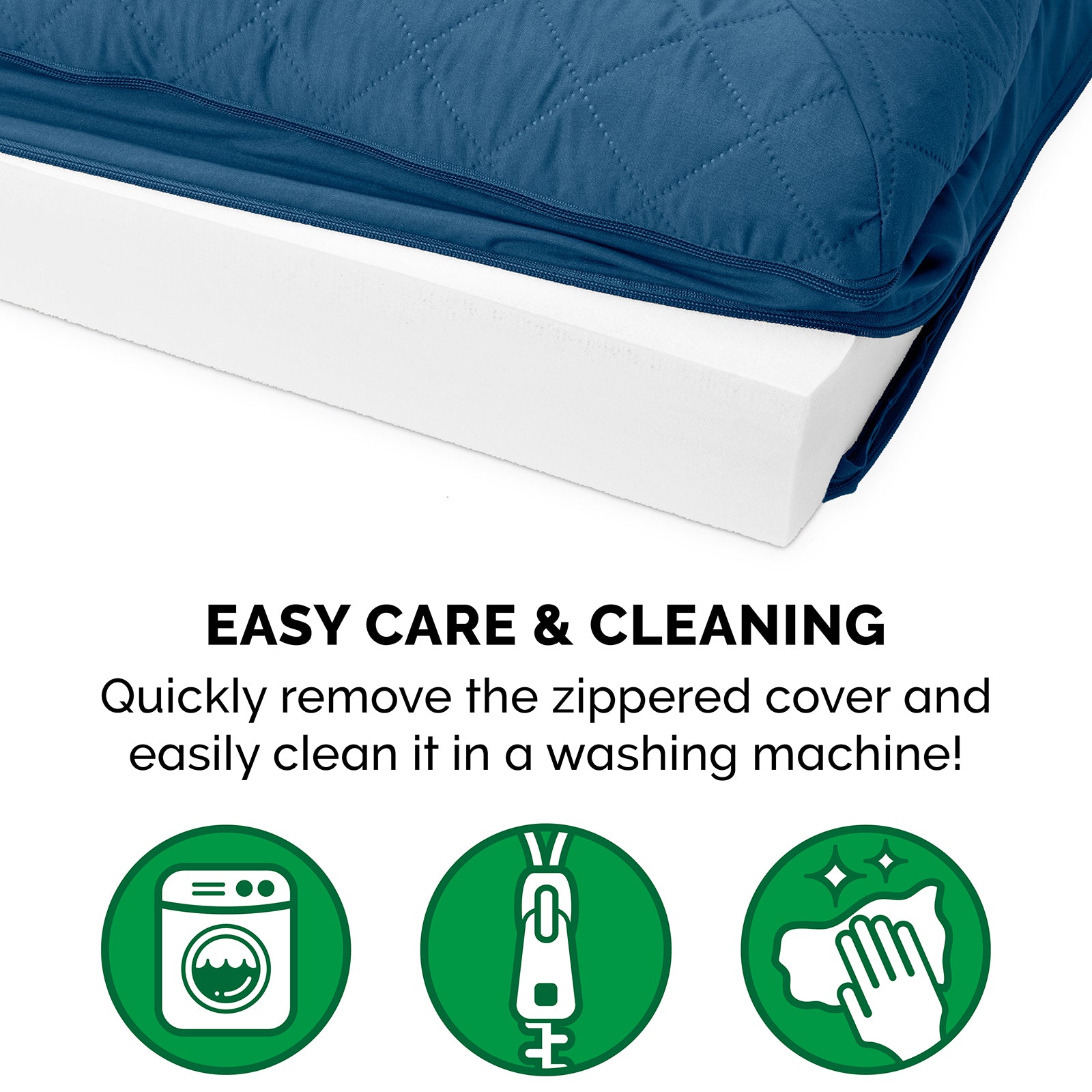 FurHaven Pet Products | Full Support Orthopedic Quilted Sofa-Style Couch Pet Bed for Dogs and Cats - Navy， Jumbo