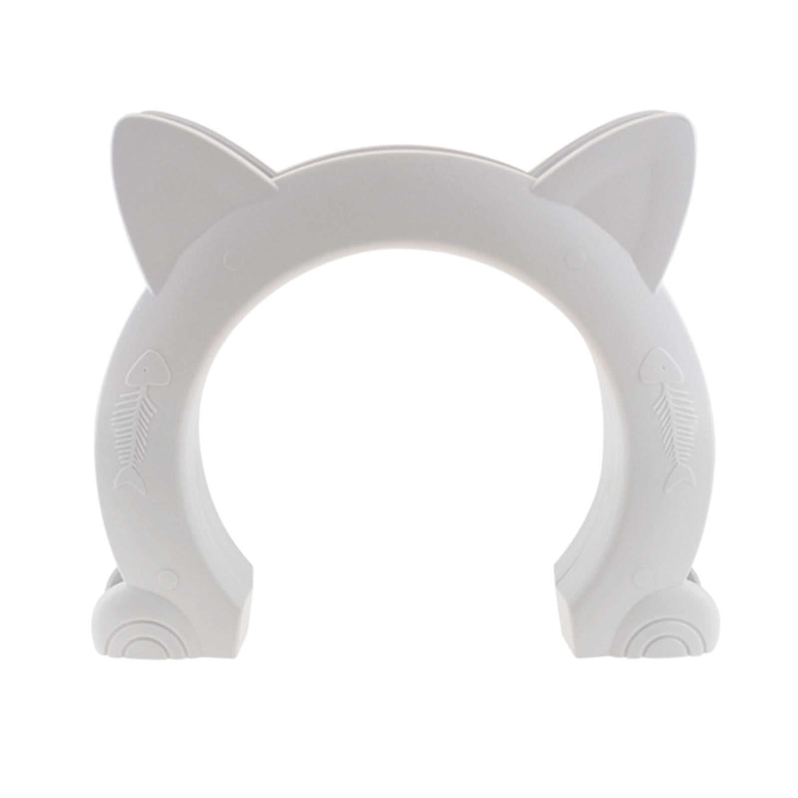 Cat Door for Cats Interior Door Cat Shape Pass Hole Access Toy