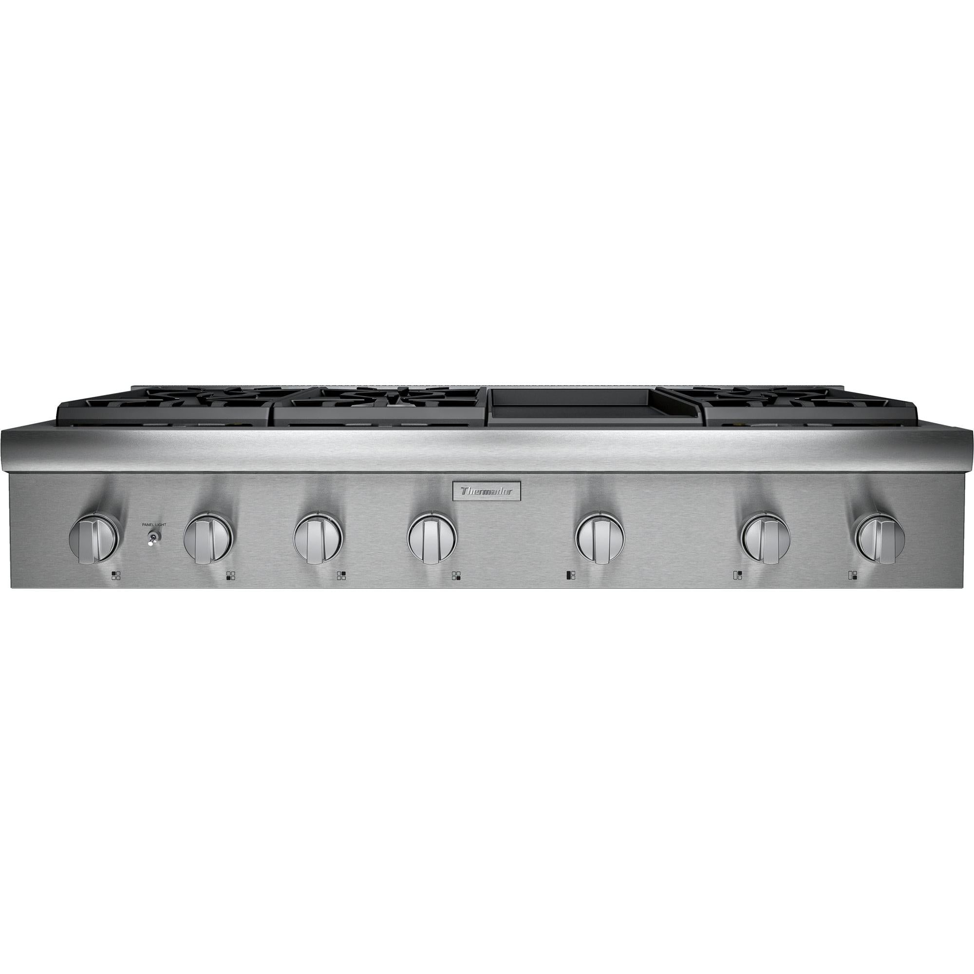 Thermador 48-inch Built-in Gas Rangetop with Griddle PCG486WD