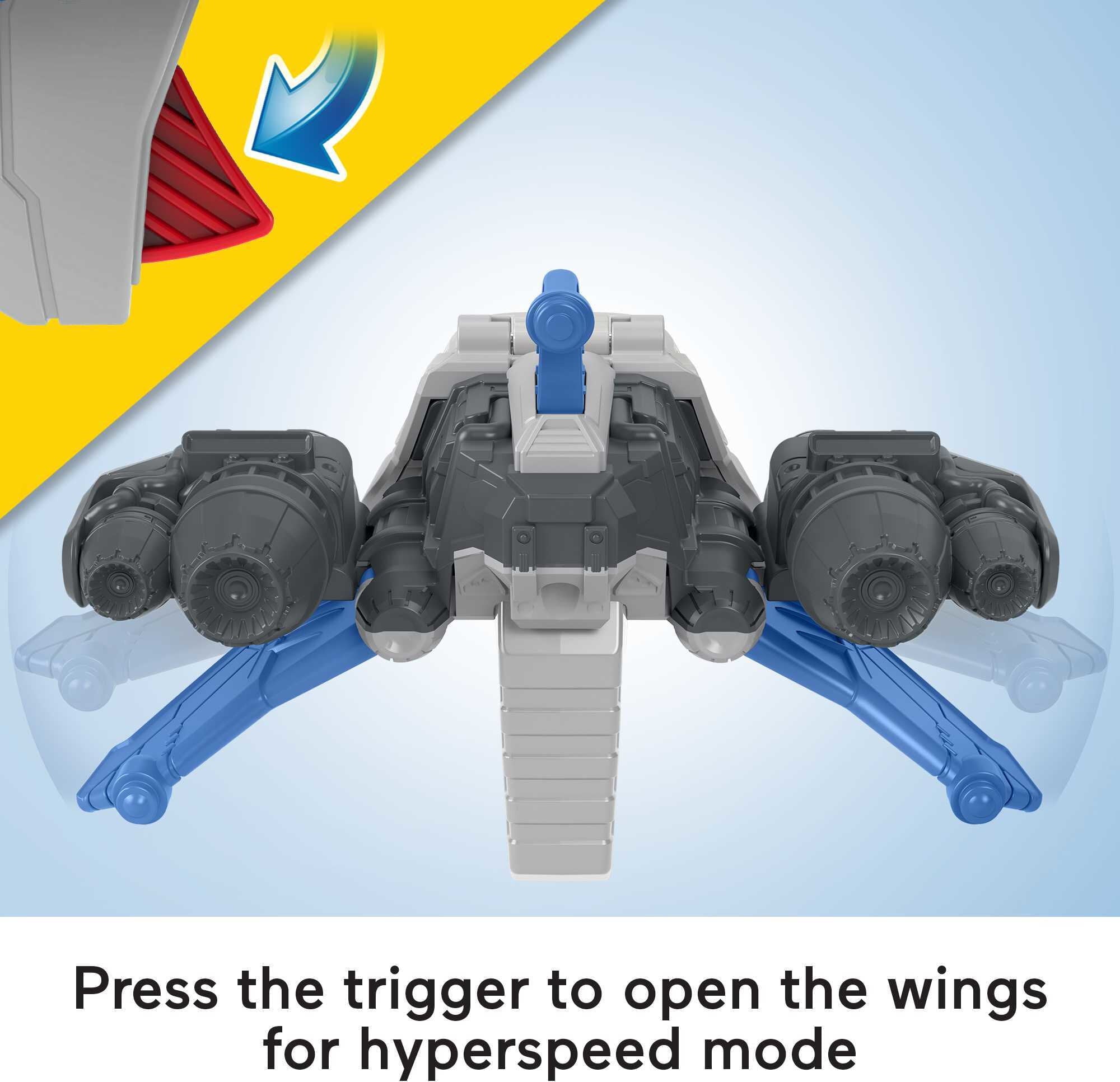 Disney and Pixar Lightyear Imaginext Hyperspeed Explorer XL-01 Spaceship and Buzz Lightyear Figure Set