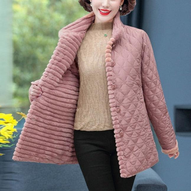 Casaco Feminino Mount™ com Interior em Pelúcia / Muita Classe, Beleza e Conforto para você passar este inverno!