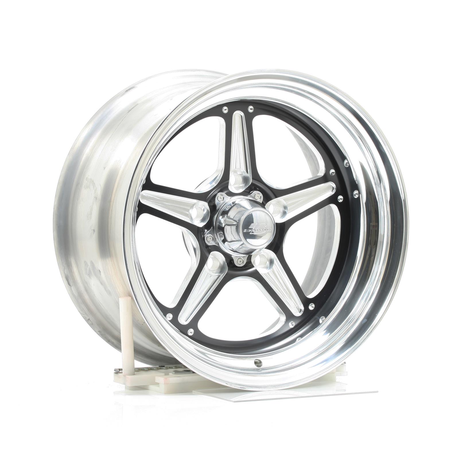 Billet Specialties BRS035806145 Billet Specialties Street Lite Black Wheels